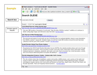 Search box




Simple search
   results
 