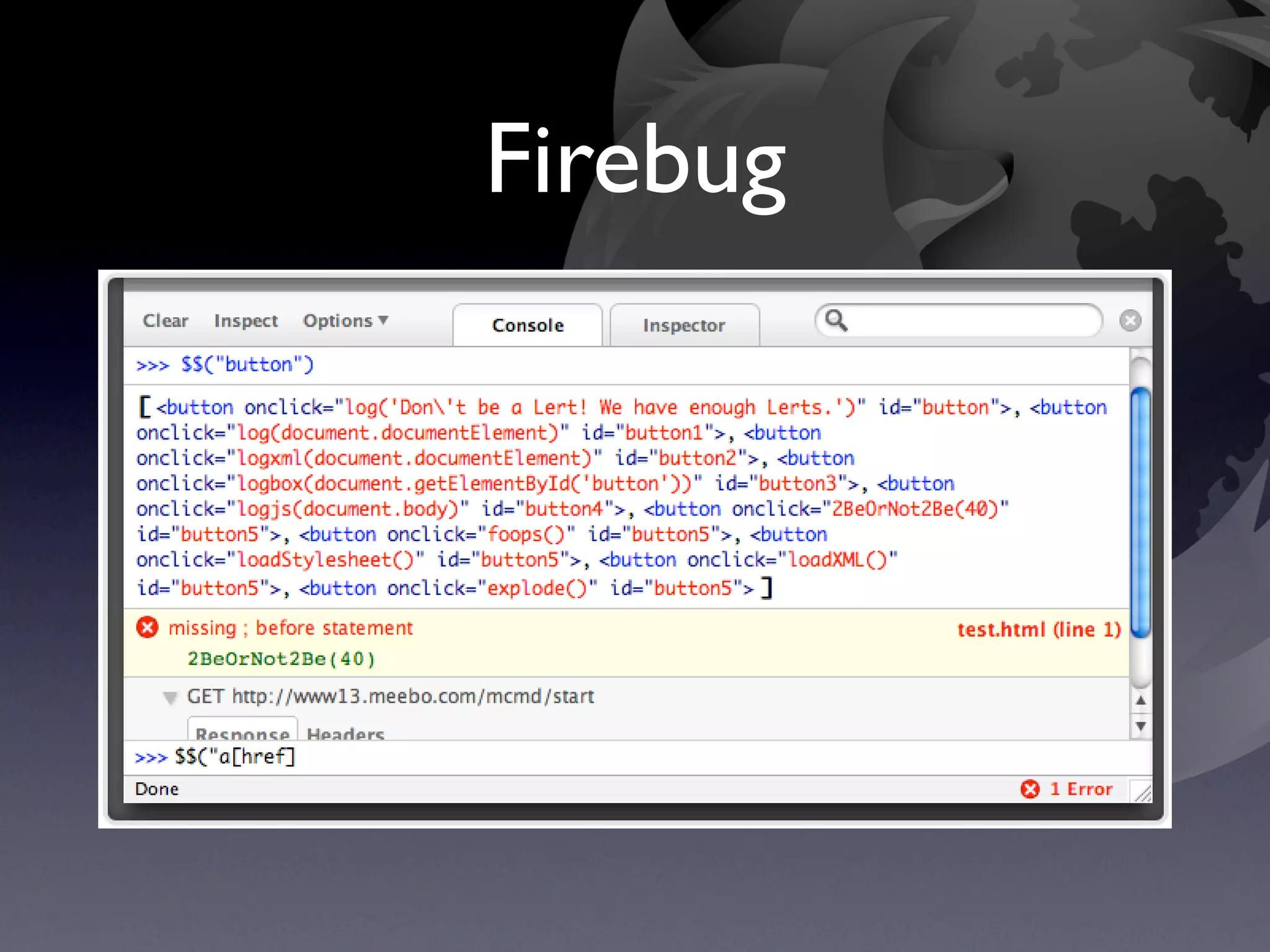 Firebug
 