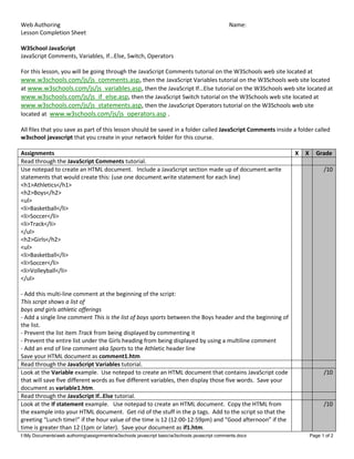 w3schools%20javascript%20comments | PDF