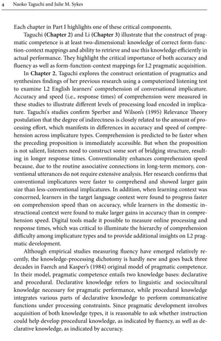 Technology In Interlanguage Pragmatics Research And Teaching Naoko ...