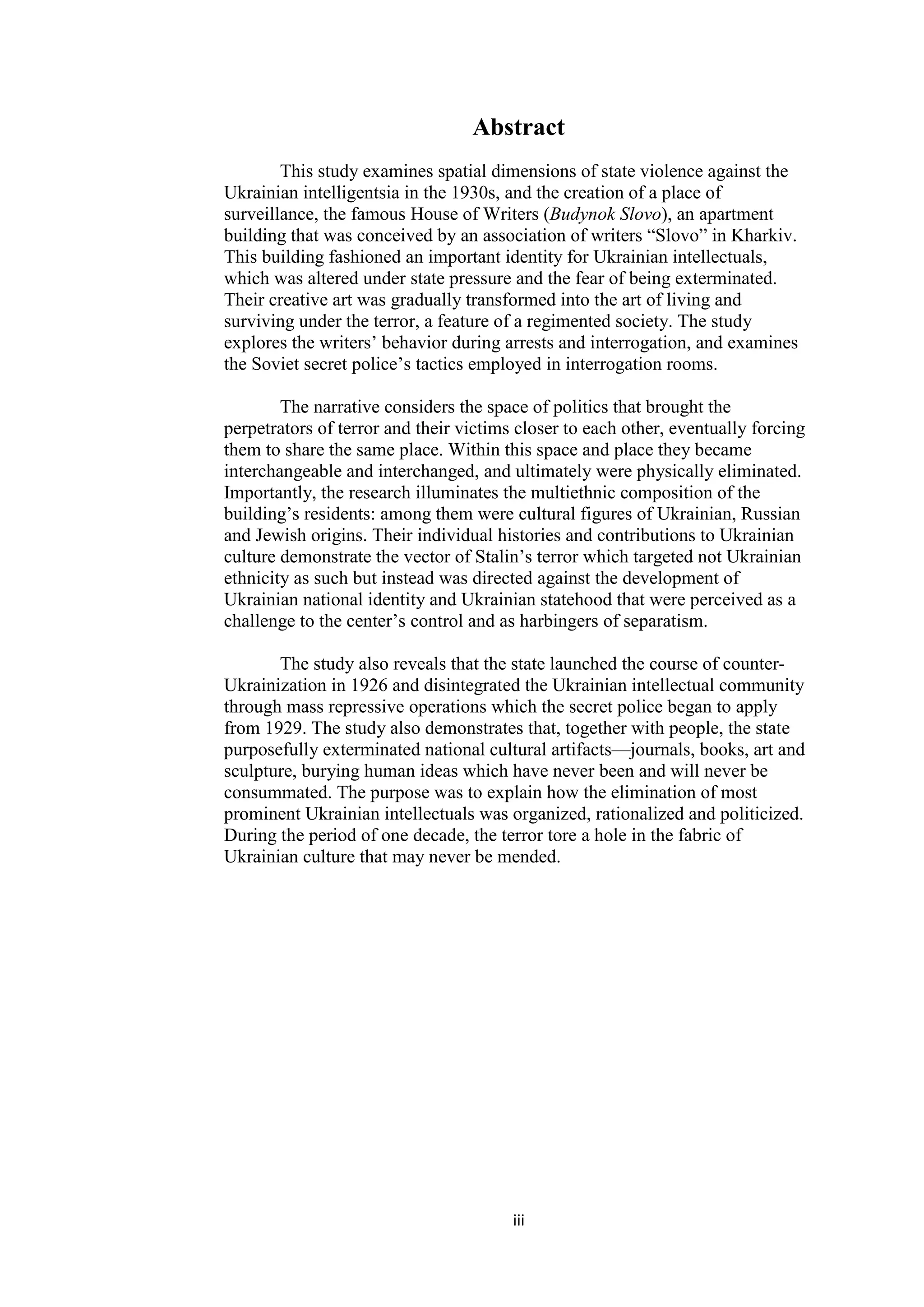 Spatial Dimensions Of Soviet Repressions In The 1930s The House Of ...