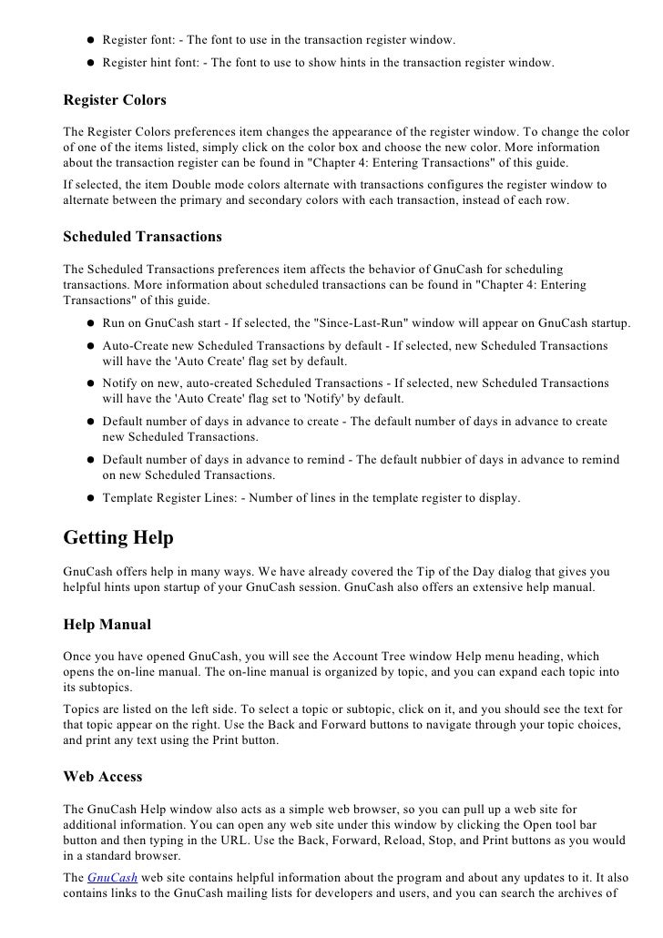 Download Free Gnu Cash Help Manual Download Free Gnu Cash Help Manual