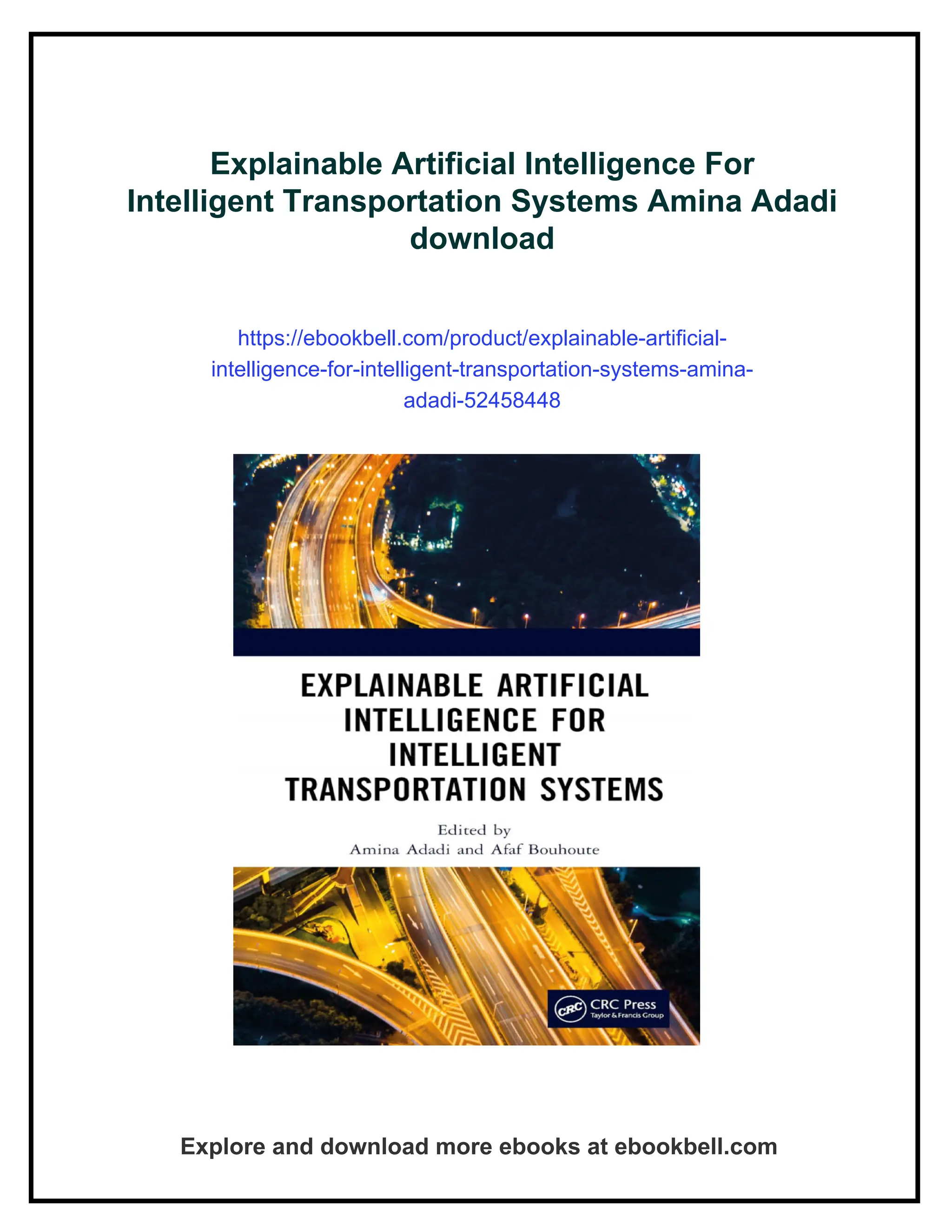 Explainable Artificial Intelligence For Intelligent Transportation ...