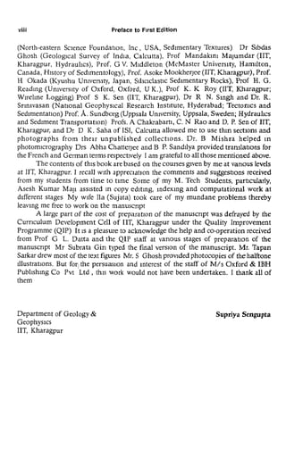 Introduction to Sedimentology 2nd Edition S.M. Sengupta | PDF