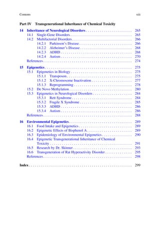 Transgeneration Health Risk Assessment Of Environmental Chemicals Preemptive And ...