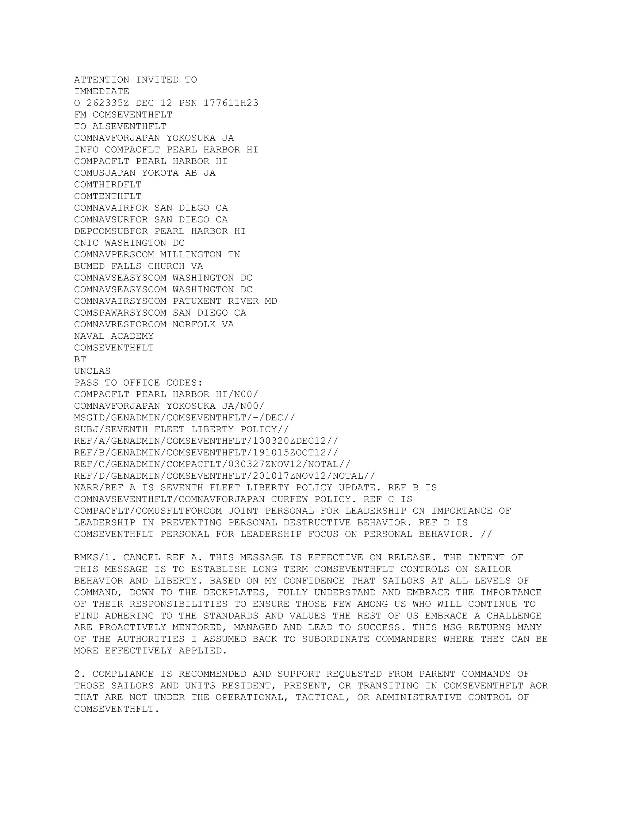 C7F Liberty Policy Update | DOC