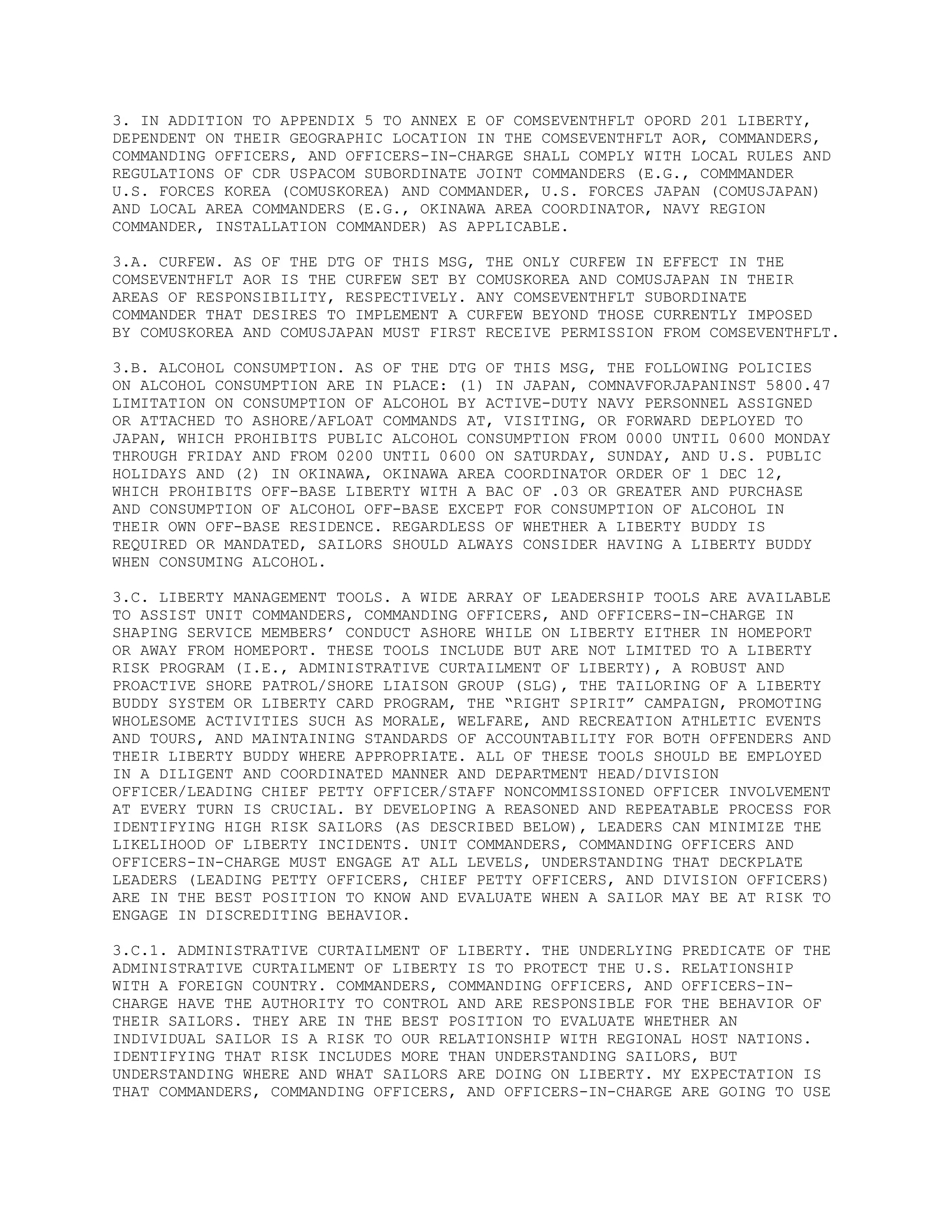 C7F Liberty Policy Update | DOC