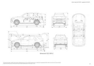 Listino in vigore dal 07/04/2015 - aggiornato al 23/10/2015
Il presente listino annulla e sostituisce tutti i precedenti. Mercedes-Benz Italia si riserva la facoltà di modificare prezzi, caratteristiche ed equipaggiamenti delle vetture senza preavviso ed in qualsiasi momento.
L'Organizzazione Mercedes Benz sarà lieta di fornire ulteriori dettagli ed aggiornamenti sui nostri prodotti e servizi.
67
 