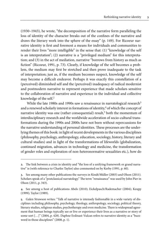 Rethinking Narrative Identity Persona And Perspective Claudia Holler | PDF