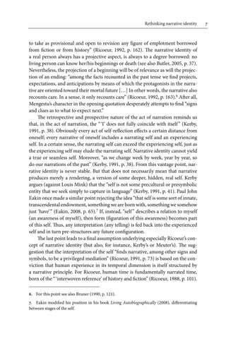 Rethinking Narrative Identity Persona And Perspective Claudia Holler | PDF