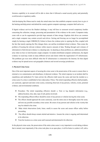 Computer and Cyber forensics, a case study of Ghana | PDF