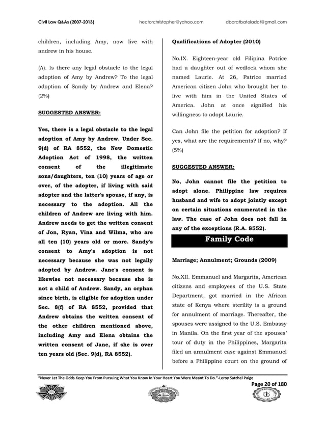 262939078 2007-2013-civil-law-philippine-bar-examination-questions-and ...