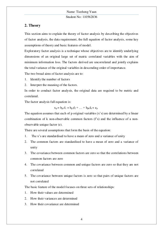 factor analysis homework factor analysis homework