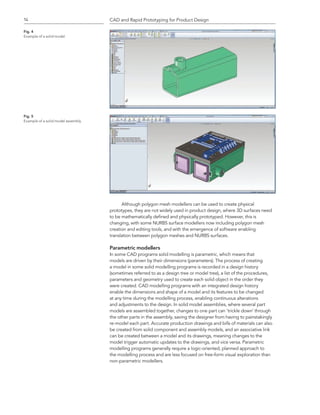 Cad And Rapid Prototyping For Product Design Bryden Douglas | PDF