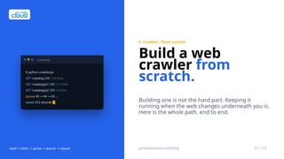 Build a Web Crawler From Scratch: Five Steps, One Loop, Fifteen Lines ...
