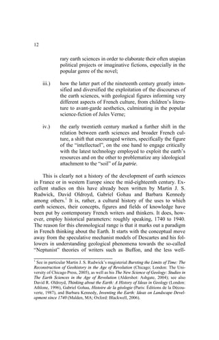 Buffon Writer Histoires De La Terre Earth Sciences And French Culture 17401940 ...