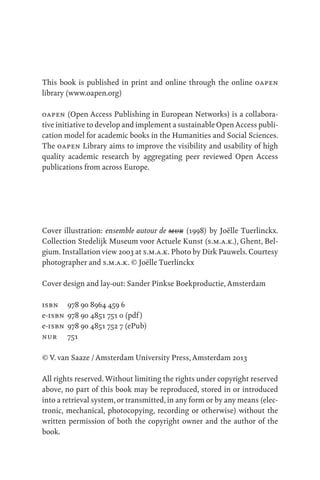 Oapen Installation Art And The Museum Presentation And Conservation Of ...