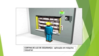CORTINA DE LUZ DE SEGURANÇA: aplicação em máquina
industrial
 