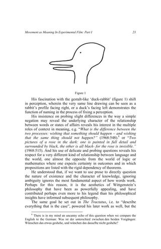 Movement As Meaning In Experimental Film Barnett Daniel | PDF