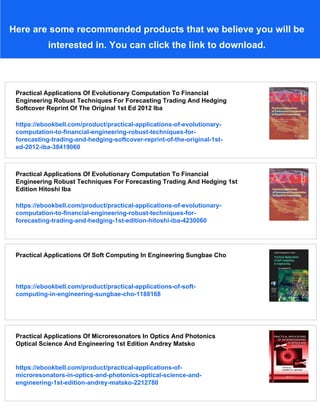 Practical Applications Of Engineering Economics Sharma Kal Renganathan ...