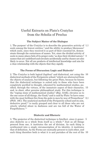 Procles Proclus On Plato Cratylus Duvick Brian Marshall Plato Proclus Proclus ...