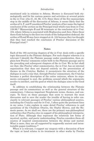 Procles Proclus On Plato Cratylus Duvick Brian Marshall Plato Proclus Proclus ...