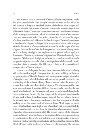 Rene Girards Mimetic Theory Palaver Wolfgang | PDF