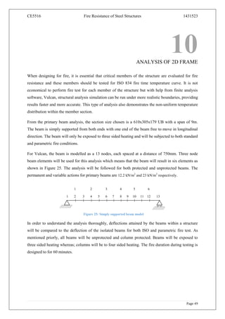 Fire Resistance of Steel Structures | PDF
