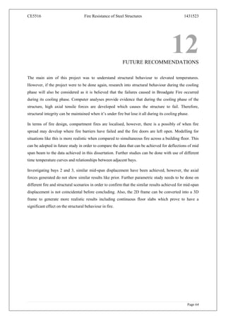 Fire Resistance of Steel Structures | PDF