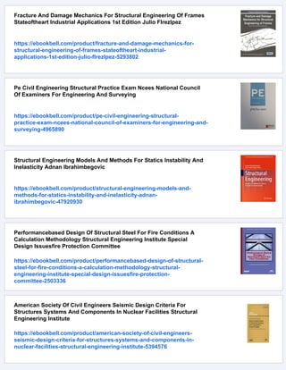 Structural Engineering For Architects A Handbook Evans Peter Mclean | PDF