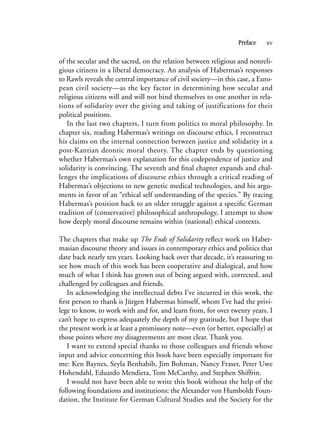 The Ends Of Solidarity Discourse Theory In Ethics And Politics Pensky | PDF