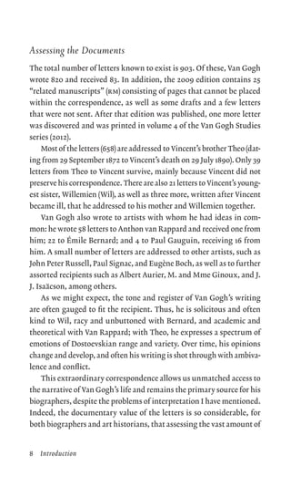 The Letters Of Vincent Van Gogh A Critical Study Grant Patrick Gogh | PDF