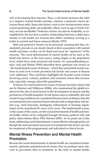 The Social Determinants Of Mental Health First Edition Michael T ...