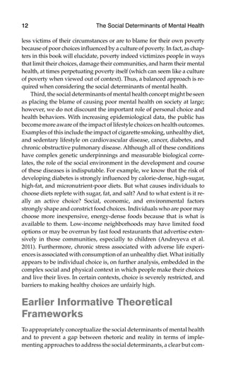 The Social Determinants Of Mental Health First Edition Michael T ...