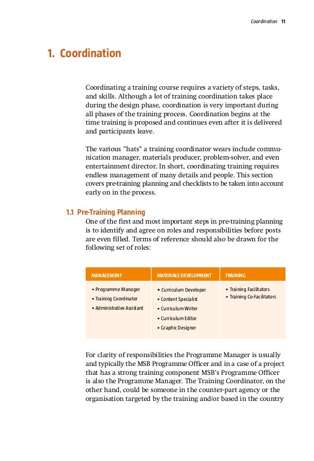 Training material development guide