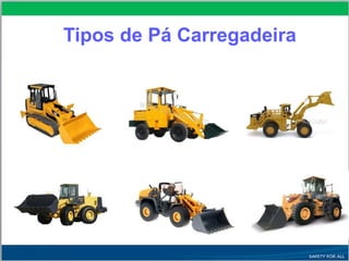 Tipos de Pá Carregadeira
 