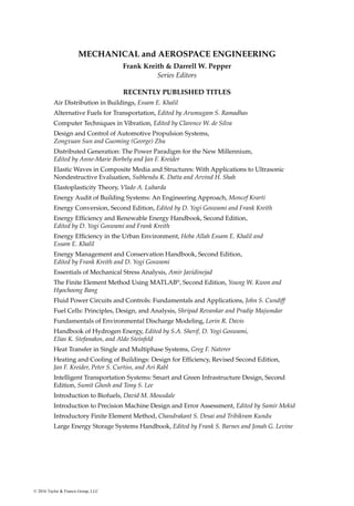 Energy Efficiency And Renewable Energy Handbook 2nd Edition D Yogi ...