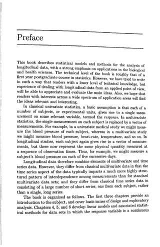 Analysis of Longitudinal Data Second Edition Peter Diggle | PDF