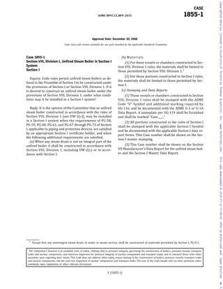 2015 Asme Boiler And Pressure Vessel Code Code Cases Boilers And ...