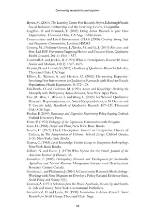 Community Research For Participation From Theory To Method Lisa Goodson ...
