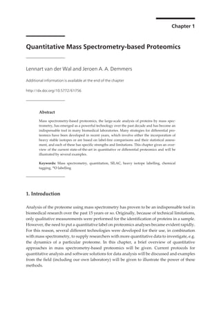 Recent Advances Proteomics Research Sameh Magdeldin | PDF