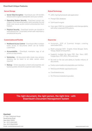 EisenVault - eDMS