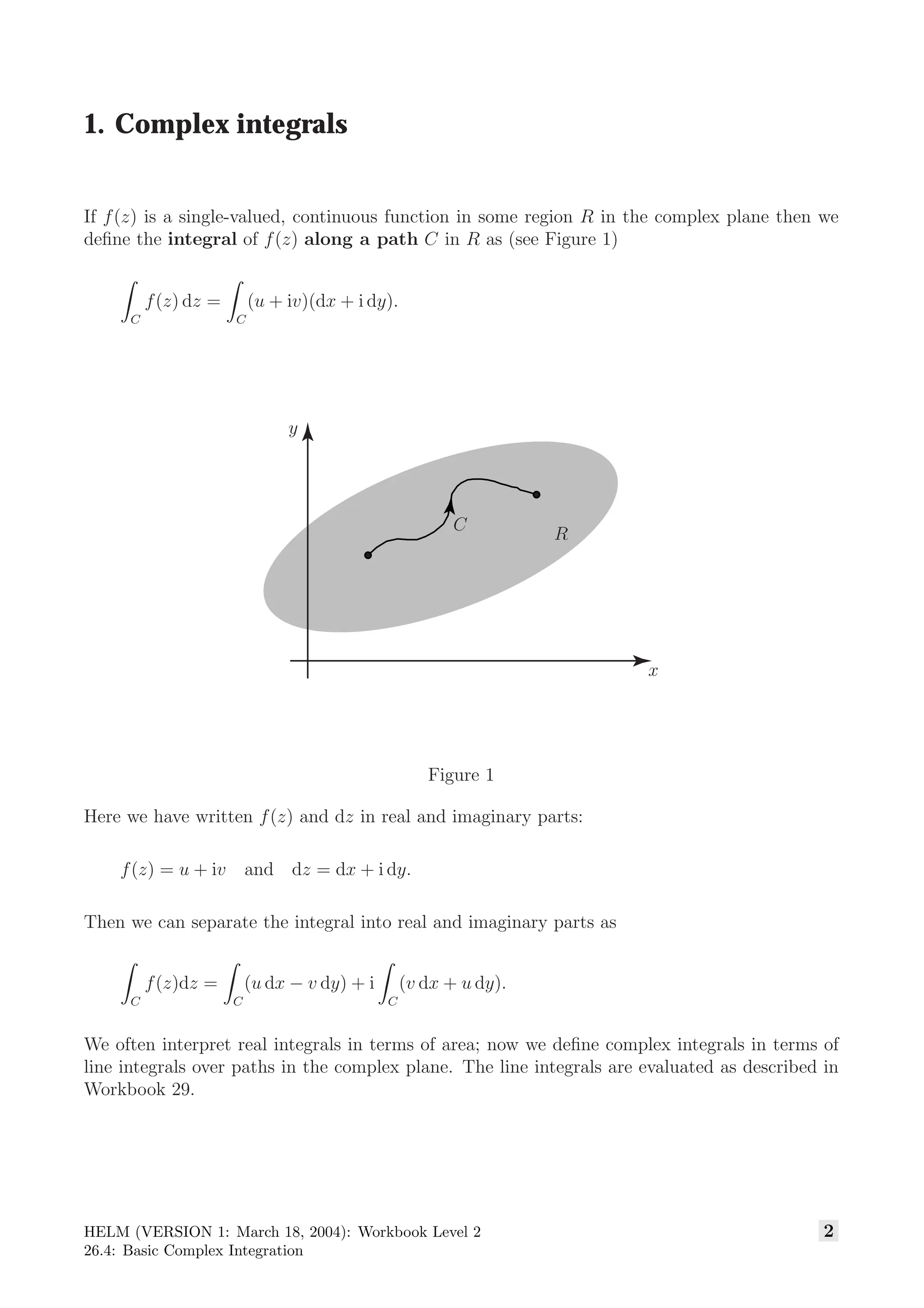 Complex Integral | PDF | Physics | Science