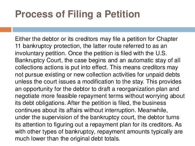 Involuntary petition automatic stay Involuntary petition automatic stay