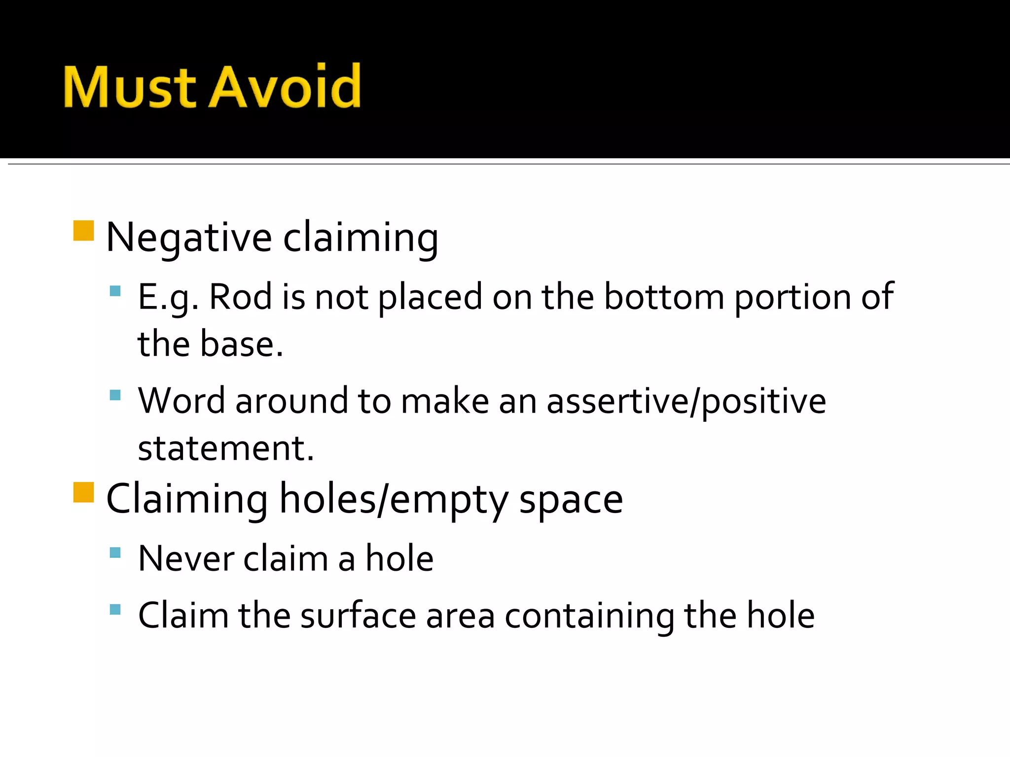Presentation on Drafting Mechanical Claims | PPT