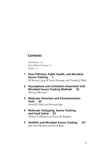 Microbial Source Tracking Michael P Santo Domingo Jorge W Sadowsky | PDF