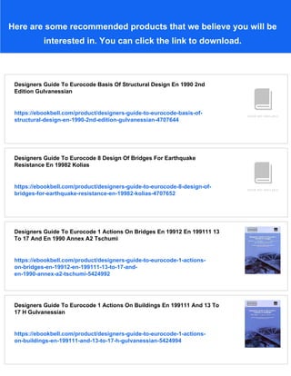 Designers Guide To En 1990 Eurocode Basis Of Structural Design Haig ...