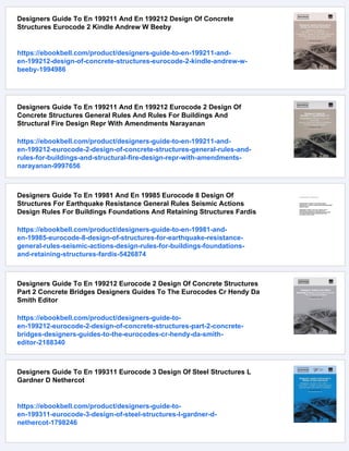 Designers Guide To En 1990 Eurocode Basis Of Structural Design Haig ...