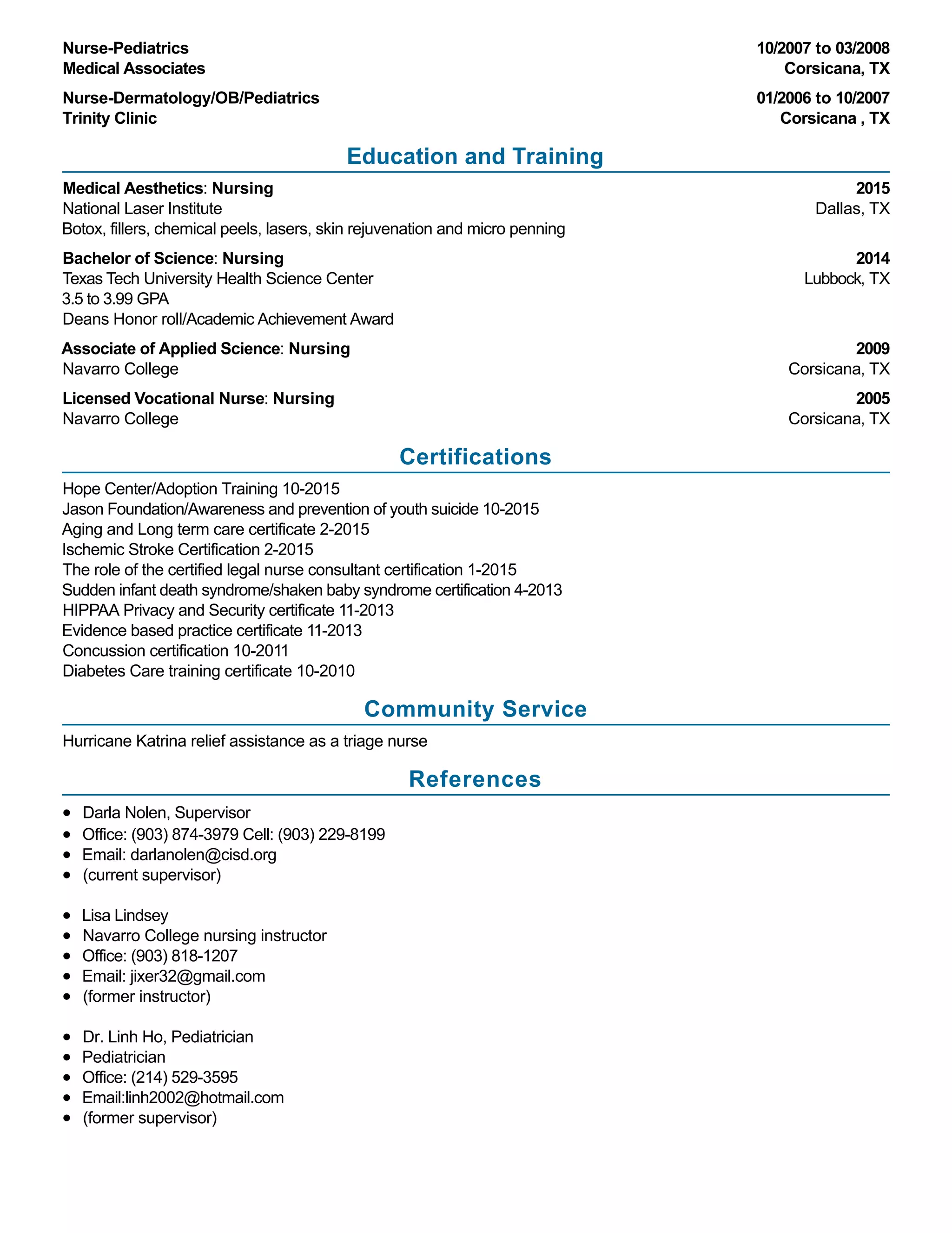 Laurinda Abbie Resume Adobe format | PDF