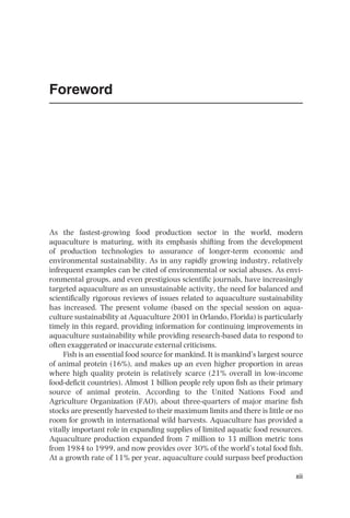 Responsible Marine Aquaculture Stickney R R Mcvey J P Eds | PDF